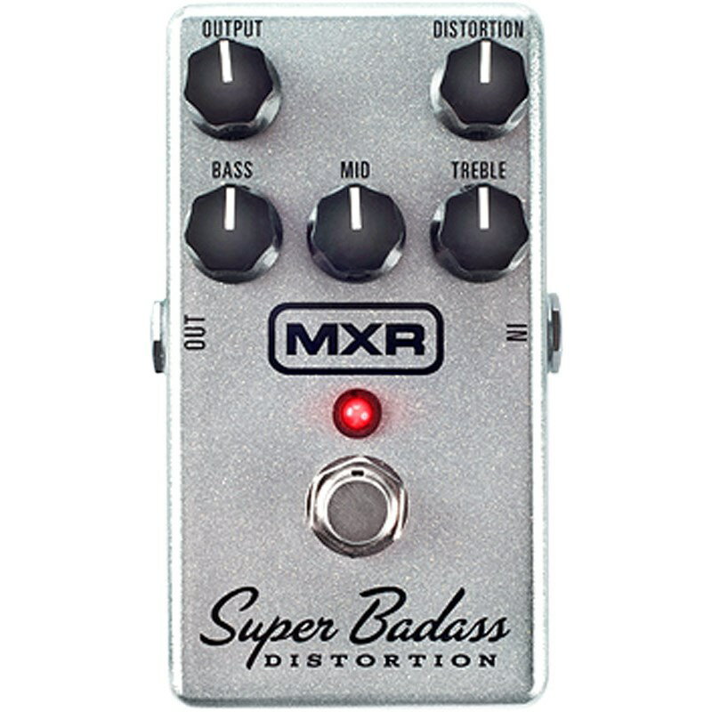 楽器種別：新品MXR/Distortion ／ Overdrive ／ Fuzz 商品一覧＞＞MXR/新品 商品一覧＞＞エフェクター【15，000円〜35，000円】 商品一覧＞＞ギター用エフェクター/歪み系/ディストーション/MXR 商品一覧＞＞安心してお買い物頂けるよう、コンパクトもマルチも丁寧梱包でお届けします！MXR M75 Super Badass Distortion商品説明ピュア・アナログペダルとは思えないほどの幅広い音造りを可能にした スーパー・バダス・ディストーション！！1970年代のヴィンテージオーバードライブサウンドから、 現代のスーパーハイゲインサウンドまで、 DISTORTION コントロールで様々な音像を造ることができます。そのDISTORTION コントロールを 0 にするとクリーンブーストとしてもお使い頂けます。 BASS / MID / TREBLE の3トーン・アクティブEQでより緻密な音造りが可能です。イケベカテゴリ_エフェクター_ギター用エフェクター_歪み系_ディストーション_MXR_Distortion ／ Overdrive ／ Fuzz_新品 SW_MXR_新品 JAN:0710137068797 登録日:2015/04/10 エフェクター コンパクトエフェクター ストンプボックス