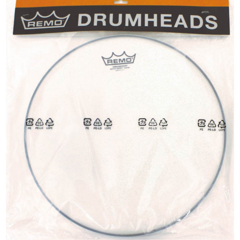 REMO 114BASA/TW-GEL [Coated Ambassador & Snare Side Twin Pack w/Crown Control Ge...