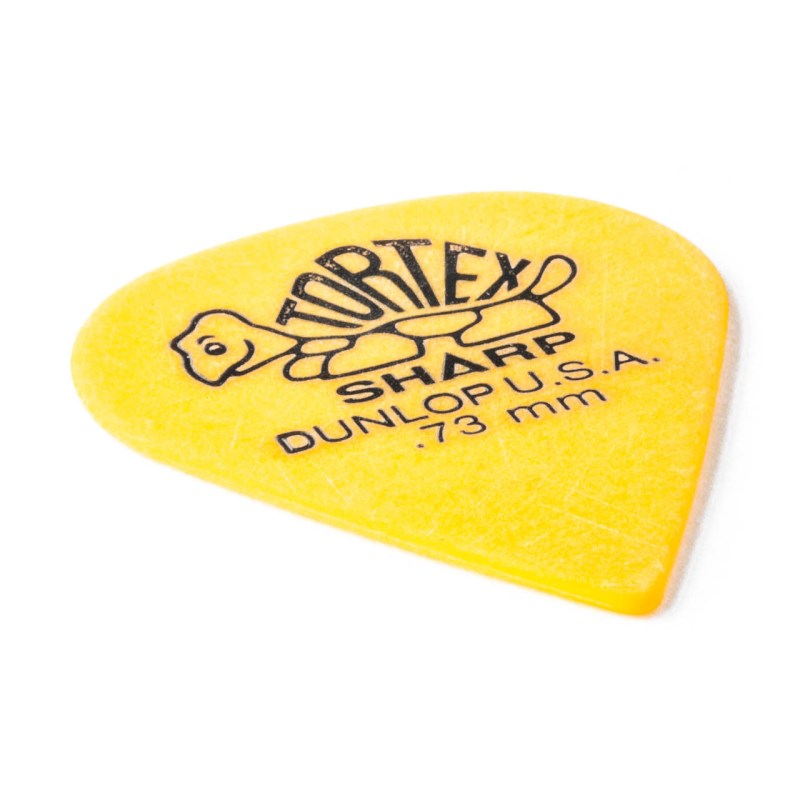 Dunlop (Jim Dunlop) 412R Tortex Sharp Picks (0.73mm/イエロー)