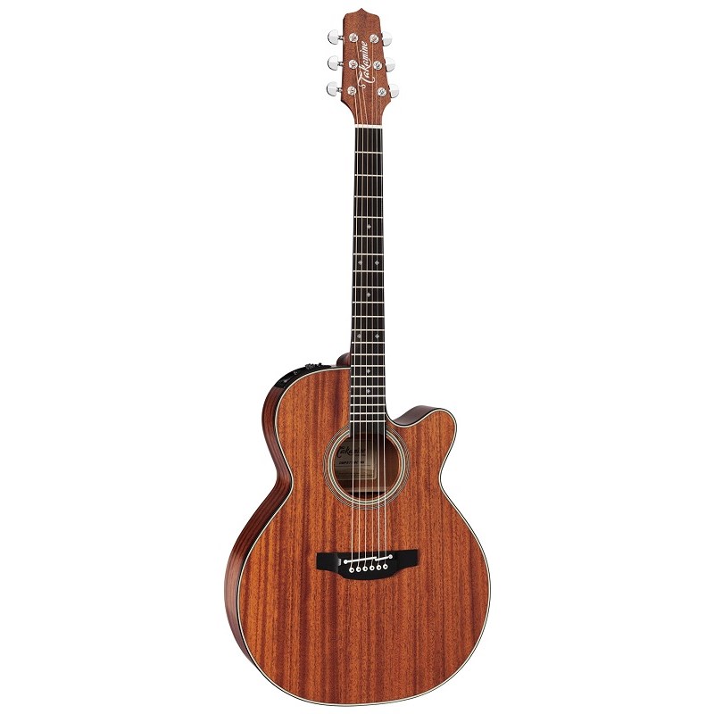 楽器種別：新品エレクトリックアコースティックギター/TAKAMINE 商品一覧＞＞エレクトリックアコースティックギター【115，000円〜220，000円】 商品一覧＞＞アコギ買うなら、当店で！出荷前の検品・調整はもちろん、丁寧梱包でお届けします！TAKAMINE DMP571MC-DC NS 【お取り寄せ商品】商品説明〜 Takamine エレアコ500シリーズ 〜充分なボディ容積を確保しつつ、大きさを感じさせないスマートなルックスを持つオリジナル・ボディ500シリーズは。バランスに優れた明瞭なトーンと、座ってもスタンディングアクトでも変わらぬフィット感が得られます。スタジアム・クラスのライブでも、生音も伝わる小規模のライブスペースでも、その魅力が発揮されている500シリーズは、プロミュージシャンから最も多くのオーダーを頂いています。〜プリアンプCT4-DX〜タカミネのプリアンプCT4-DXは、006P/9Vバッテリー×2の18V高電圧ドライブにより、かつてない余裕のヘッドルームを実現。音量の最小/最大幅が大きいアコースティック・ギターの広いダイナミックレンジを充分に満たし、優しく奏でる穏やかな爪弾きから弦の揺れが見える程のハード・ピッキングまで、ピュアで歪みのない豊かなサウンドを実現します。世界中のトップ・プロから認められているタカミネ・オリジナル・ブリッジピックアップパラスティックに加え、任意のピックアップを接続するデュアル・モードを搭載。2系統のEQとノッチフィルターにより、それぞれのピックアップの個性を最大限に活かしたイコライジングと任意のミックス・バランス調整により、今までに無いフレキシブルなサウンドを提供します。通常の1ピックアップ・モードでは2グループのEQをリンクさせ4ポイントEQ&ノッチフィルター×2というプロ用PAコンソールにも匹敵するコントロールが可能となります。[SPEC]・TOP：SOLID HONDURAS MAHOGANY・BACK：SOLID HONDURAS MAHOGANY・SIDES：HONDURAS MAHOGANY・NECK：MAHOGANY・FINGER BOARD：EBONY・SCALE：644mm・NUT WIDTH：42mm・PRE-AMP：CT4-DX (DMP) コンタクトピックアップ内蔵・POSITION MARK：DIAMOND・COLOR：NS (satin)・WITH SEMIHARD CASE：SH-500※写真はサンプルです。材質の特性上、杢目・色合いは1本1本異なります。ご了承下さい。※こちらの商品はお取り寄せ商品につき、商品のお渡しまで1週間ほどお時間をいただく場合がございます。ご購入をお急ぎの方は、ご注文前に必ず納期をメール、もしくはお電話にてお問い合わせ下さい。当店から折り返し納期について返答させていただきます。また、メーカー長期在庫切れの場合、ご注文をキャンセルさせていただく場合がございます。あらかじめご了承下さい。イケベカテゴリ_アコースティック／エレアコギター_エレクトリックアコースティックギター_TAKAMINE_新品 JAN:4582270004347 登録日:2017/10/30 エレアコ タカミネ 高峰