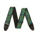 Dunlop (Jim Dunlop) JH27 JIMI HENDRIX BLACKLIGHT LOVE DROPS BLUE STRAP
