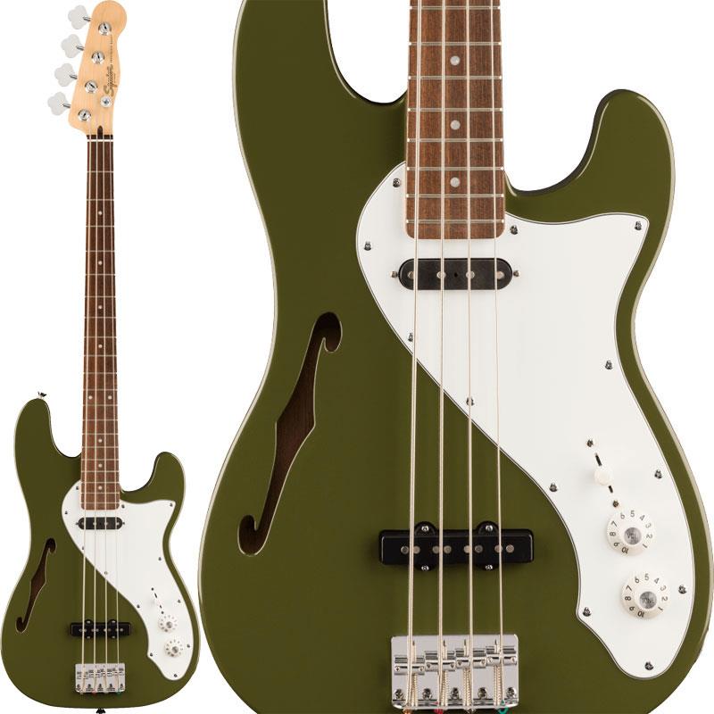 Squier by Fender Paranormal Precision Bass Thinline SJ (Olive/Laurel)