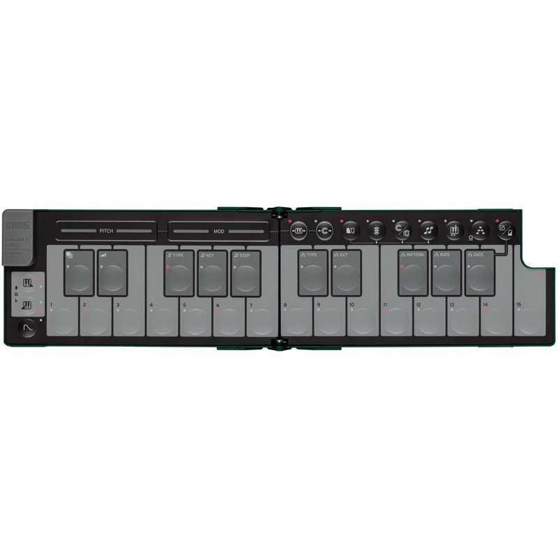 翌日配達 KORG NANOKEY FOLD AG(アルペングリーン)(折り畳み型コンパクトコントローラー)(コルグ)(NANOKEY-FD)ナノキーフォールド