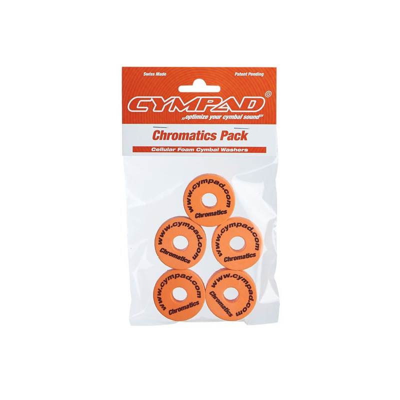 CYMPAD Chromatics / Cymbal Washer Orange 40×15mm 5個セット 
