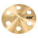 楽器種別：新品シンバル/SABIAN 商品一覧＞＞シンバル/SABIAN/AAX 商品一覧＞＞シンバル【15，000円〜35，000円】 商品一覧＞＞安心してお買い物頂けるよう、スネアもシンバルも丁寧梱包でお届けします！SABIAN AAX O-Zone Splash 12 [AAX-12OZSP]商品説明AAX 〜Modern × Bright〜ブライトでクイックレスポンス。大きめの「ハンドガイド」マシンハンマリングと、浅く高密度のレイジング加工によって、いかなるボリュームでもシンバル本来の音色を失うことなく、不要な倍音をカットした、ピュアで明確なサウンドが持ち味。＜O-Zone Splash＞6つのマルチホールにより鋭いアクセントとキレ味を発揮する最軽量のスプラッシュ。サイズ：12ウェイト：Extra Thinフィニッシュ：Naturalイケベカテゴリ_ドラム_シンバル_SABIAN_AAX_新品 JAN:0622537047749 登録日:2009/09/29 シンバル セイビアン