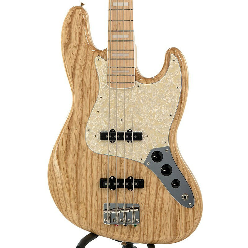 あす楽 Fender Made in Japan FSR Collection Traditional 70s Jazz Bass (Natural w/White Pearl 3Ply P.G.) 