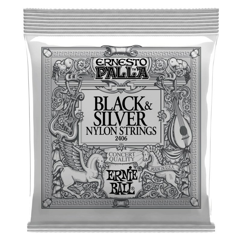 ERNIE BALL BLACK&SILVER 〔2406〕 [ナイロン弦] アーニーボール