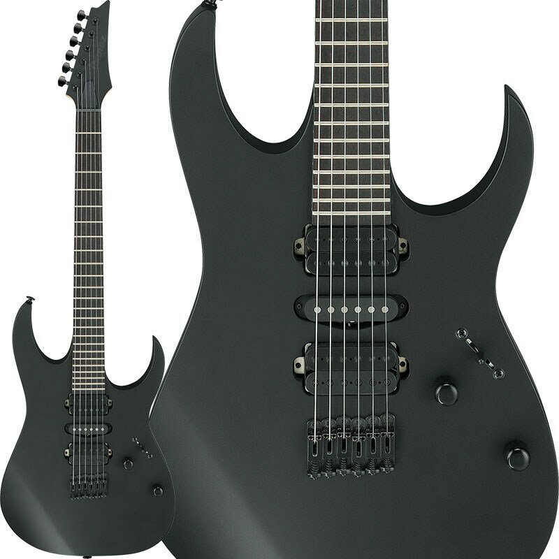 楽器種別：新品エレキギター/Ibanez 商品一覧＞＞エレキギター【75，000円〜150，000円】 商品一覧＞＞当店のギターは、出荷前に専門スタッフが検品・調整しているので安心です！Ibanez RG6HSHFX-BKF商品説明Ibanez J-LINEシリーズで生まれるMade In JAPAN RGのNewスタンダード- 弾き易さと薄さとを追求した極薄の Super Wizard シェイプ・ネック3ピースのメイプル材と2ピースのウォルナット材をラミネートした5pcs構造で剛性を高めています。極限まで軽い握り心地を好むプレイヤーに最適な、Ibanez=薄ネックのパイオニアたる所以とも言うべきシェイプです。- Ibanez original V7， S1， V8 ピックアップラウド・ミュージック全盛となった90年代後半に多く採用されたV7/V8ピックアップを採用しています。パワフルな中域、高域の抜けに配慮したフロント（V7）、低域のパワーに配慮したリア（V8）が特徴です。シングル・ピックアップはV7/V8との組み合わせを前提に設計されたS1を搭載しています。- ローズウッド材指板中低域の立ち上りがよく、指板材として最もポピュラーな木材の一つである、ローズウッド材を採用しています。- Luminlay指板サイド・ポジション・マーク暗転したステージで役立つ高性能蓄光素材として世界中で近年急速に支持を拡大しています。- 各弦独立構造のMono-railブリッジ各弦独立構造とすることで弦振動をボディへダイレクトに伝え、素直なボディ鳴りと豊かな倍音を獲得しています。サドルの前後調整幅が広く、ダウン・チューニングにも柔軟に対応できるブリッジです。- Gotoh MG-T ロッキング・マシンヘッド搭載弦交換の利便性を追求し、チューニング・スタビリティに定評のあるGotoh製MG-T ロッキング・マシンヘッドを採用しました。指でダイヤルを回すことにより、ポスト穴に通した弦を簡単にロックできる構造です。- ダイキャスト・プレートによるティルト・ネック・ジョイント- Graph Tech BLACK TUSQ XL ナット※画像はサンプルです。製品の特性上、杢目、色合は個体ごとに異なります。商品詳細SPECNeck type : Super Wizard 5pc Maple/Walnut neckBody : Basswood bodyFretboard : Bound Rosewood fretboardFret : Jumbo fretsBridge : Mono-rail bridgeNeck pickup : Ibanez V7 (H) neck pickupMiddle Pickup : Ibanez S1 (S) middle pickupBridge pickup : Ibanez V8 (H) bridge pickupHardware color : BlackStrings gauge : .010/.013/.017/.026/.036/.046 (D'Addario EXL110)ソフトケース付属イケベカテゴリ_ギター_エレキギター_Ibanez_新品 JAN:4549763265357 登録日:2023/12/01 エレキギター アイバニーズ イバニーズ