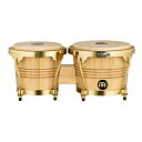 楽器種別：新品ボンゴ/MEINL 商品一覧＞＞ボンゴ【20，000円〜45，000円】 商品一覧＞＞安心してお買い物頂けるよう、小物楽器もカホンも丁寧梱包でお届けします！MEINL WB200NT-G [Wood Bongo / Natural /Gold Hardware]【お取り寄せ品】商品説明☆マイネル・ウッドボンゴ☆WB200ウッドボンゴは、ハンド・セレクトのバッファローヘッドを採用し、チューニングしやすく、シャープな高音と温かみのあるサウンドが特徴です。ウッドシェル本体は環境保護面を考慮したラバーウッド材が使用されており、軽量かつ、深みのあるトーンを生み出します。こちらのモデルにはゴールドメッキのハードウェアが使用されており、高級感あふれる仕上がりとなっております。【仕様】■材質：ラバーウッド（ソリッドウッドブロック）■サイズ：6-3/4＆8■ラグ：8mm チューニングラグ■リム：2mm SSRリム■フィニッシュ：ナチュラル・ハイグロス/ゴールドメッキ・ハードウェア■付属品：チューニングキー、チューンナップオイルイケベカテゴリ_パーカッション_ボンゴ_MEINL_新品 JAN:0840553083170 登録日:2017/06/01 ボンゴ パーカッション マイネル