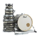Pearl DMPA925SP/C #875 [Decade Maple Artisan スタンダードサイズ シェルパック - Black Stain Marb...