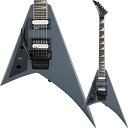 楽器種別：新品エレキギター/Jackson 商品一覧＞＞エレキギター【35，000円〜75，000円】 商品一覧＞＞当店のギターは、出荷前に専門スタッフが検品・調整しているので安心です！Jackson JS Series Rhoads JS32 LH (Satin Gray/Amaranth Fingerboard)商品説明素早い機能性と魅力的な価格帯を実現したJS Seriesは今回、飛躍的な進歩を遂げ、クラシックな我々のトーン、ルックス、演奏性を簡単に入手できるようになりました。レフトハンド用に設計されたRhoadsJS32 LHは、ポプラボディを使用し、より強固な安定性を実現するため、ボルトオンのメイプル・スピードネックにグラファイト補強を施し、スカーフジョイントを搭載しています。24個のジャンボフレットとパーロイド・シャークフィン・インレイを装備し、バインディングが施された、12インチ(304.8ミリ)-16インチ(406.4ミリ)コンパウンドラジアスのアマランサス指板は、ナットの付近でコード演奏し易いように形状が湾曲し、ハイポジションでは平らな形になり、フレットアウトすることなく、燃えるようなソロやベンディングが可能です。その他の優れた機能には、セラミック・マグネット材を使用したジャクソン製の高出力ハムバッカーPUを2基マウントし、シングルのボリューム＆トーン・コントロール、3ウェイ・トグルスイッチ、ジャクソンブランドのFloyd Rose(R)ダブルロッキング・トレモロブリッジ、密閉型のダイキャストチューナーが含まれます。この角を備えた左利きの戦斧は、サテングレー・フィニッシュを採用し、ピックガードを含めオールブラックのハードウェアを装備しています。※画像はサンプルです。商品の特性上、木目や色合いは1本1本毎に異なり、お選び頂くことは出来ません事、予めご了承下さいませ。商品詳細NeckHeadstock: Jackson Pointed 6-In-LineHeadstock Binding: WhiteNeck Material: MapleNeck Finish: SatinNeck Construction: Bolt-On with Graphite Reinforcement and Scarf JointFingerboard Radius: 12-16 Compound Radius (304.8 mm to 406.4 mm)Fingerboard Material: AmaranthPosition Inlays: Pearloid SharkfinNumber of Frets: 24Truss Rod: Dual-ActionTruss Rod Nut: Truss Rod Adjustment at NutString Nut: Floyd Rose Licensed JacksonNut Width: 1.6875 (42.86 mm)Nut Material: Floyd Rose Licensed JacksonBodyBody: PoplarBody Finish: SatinBody Shape: RhoadsBody Material: PoplarHardwareBridge: Floyd Rose Licensed Jackson Double-Locking TremoloPickguard: 1-Ply BlackPickup Covers: Zebra (Black/White)Control Knobs: Dome-StyleSwitch Tip: BlackHardware Finish: BlackTuning Machines: Jackson Sealed Die-CastStrings: Nickel Plated Steel (.009-.042 Gauges)Tremolo Arm: Floyd RoseNeck Plate: JacksonStrap Buttons: StandardElectronicsBridge Pickup: Jackson High-Output HumbuckingNeck Pickup: Jackson High-Output HumbuckingPickup Configuration: HHControls: Volume， ToneSwitching: 3-Position Toggle:Position 1. Bridge PickupPosition 2. Bridge and Neck PickupsPosition 3. Neck Pickupソフトケース付属イケベカテゴリ_ギター_エレキギター_Jackson_新品 JAN:0885978977215 登録日:2024/03/07 エレキギター ジャクソン