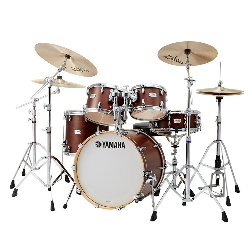 YAMAHA TMP0F4SAZM18 [Tour Custom/20バスドラムスタンダードセット + A Zildjian Medium /3シンバル仕様] 【カラー：チョコレートサテン:CHS】