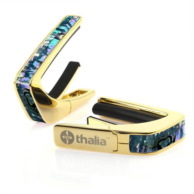 Thalia Capo Exotic Shell Series 24K Gold Maya Blue Mexican Abalone タリアカポ