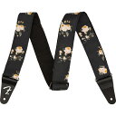 Fender USA Floral Strap (Black) [#0990638006]