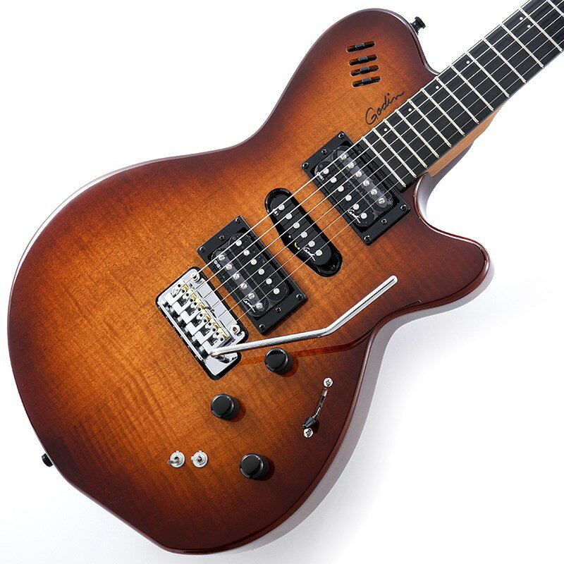 Godin XTSA(Synth-Acces)Light Burst Flame