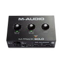 M-AUDIO 【創業50周年大決算SALE】 M-Track Solo 【未開封アウトレット箱ダメージ新品特価】(USBオーディオインターフェース) (エムオ...