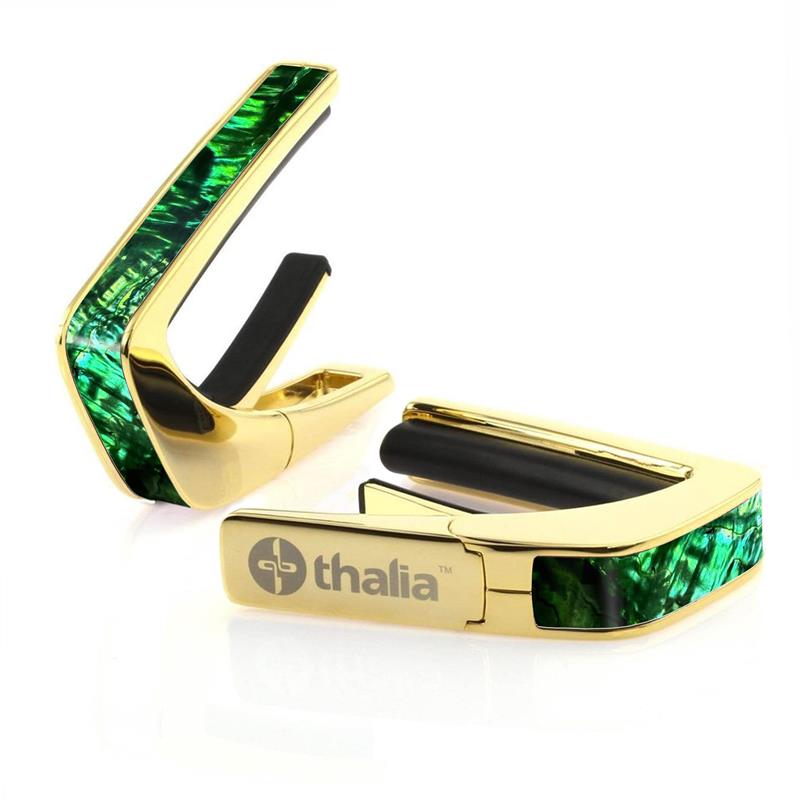 Thalia Capo Exotic Shell Series 24K Gold Emerald Green Abalone タリアカポ