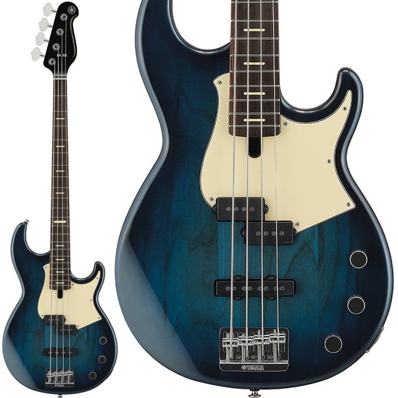 楽器種別：アウトレットYAMAHA/BB Series 商品一覧＞＞YAMAHA/アウトレット 商品一覧＞＞ベース【145，000円〜270，000円】 商品一覧＞＞エレキベース/PBタイプ/YAMAHA 商品一覧＞＞当店のベースは、出荷前に専門スタッフが検品・調整しているので安心です！YAMAHA BBP34 (Moonlight Blue) 【特価】【IKEBE BASS OUTLET オープン記念セール】商品説明【新品チョイキズ特価】メーカーアウトレット品のため、擦り傷や打痕は御座いますが演奏に影響は御座いません。伝統的なBBシルエットを進化させリニューアルしたMade in Japanフラッグシップ4弦モデルBBP34！現代のミュージックシーンを見据え「最強のボルトオンパッシブ」をコンセプトのもと、数々の技術研究・商品開発のノウハウを結集し、熟練の職人たちの手によって製作が行われ最新技術と独自構造、クラフトマンシップの融合により、国内工場からヤマハならではの高品質により送り出されるMade in JapanフラッグシップリニューアルモデルBBP34です。BB2000シリーズの後継機となる当機のボディ部は、これまでのシルエットを保ちつつ小ぶりなボディ形状に刷新、アルダー/メイプル/アルダー材をサンドした3層構造によるラミネートボディを採用し、より強固で耐久性に優れ、かつパンチがあってキレのよいサウンドを実現しています。また、楽器の振動を促進させる独自技術「I.R.A.」処理を施し、木材自体の音の伝達と振動効率を上げ、中低音成分の伸びの促進と高音成分の立ち上がりや減衰の高速化を実現し、スムースで深みのある鳴りを実現しています。ネック部はメイプル材とマホガニー材を組み合わせBB2000シリーズに比べスリムなグリップシェイプにリファインされた5ピースラミネートネック、指板にはローズウッド材を採用しております。ヘッドシェイプも小ぶりになったボディ形状に併せスマートなサイズに変更が行われており、最適なボディバランスを維持する為に軽量ペグを採用し、楽器全体にシルエットがスリムなルックスになり一層フィット感も増した仕上がりです。ネックジョイント部はATTITUDE LTD III（ビリー・シーンモデル）に採用されている、ボルトをネックに向かって斜め45度に打ち込むことで、より強固に密着させネックとボディが一体となった強烈な鳴りを実現する6-ボルトマイタージョイント、弦のストレスを軽減しつつ弦振動をボディにしっかりと伝える、ブリッジ・サドルから45度の角度で弦をボディ裏から通すマイターストリンギングブリッジが搭載されており、独自の設計技術構造により楽器の持つ豊かな鳴りを更に向上させています。新設計のピックアップには開発段階に100種類以上の試作を新BBで検証を行い、ワイヤー、マグネット、回転数、ボビン形状などの試行錯誤の上、出力が向上しながらもビンテージトーンを出せる、ハイグレードアルニコ5マグネットのPJピックアップを搭載、円柱型のポールピースを採用することでノイズ減少を実現し、ピックアップカバーは汎用的なデザインが用いられ、お好みでカスタマイズも可能になっております。コントロール部はピックアップセレクターから、2ボリューム/1トーン仕様に変更され、各ピックアップバランスの微調整が可能となっております。BB2000シリーズ以降のモデルで培われた技術構造や製法、これまでの奥深い豊かな鳴りを持つ力強いサウンドキャラクターと、現代のミュージックシーンにフィットしたバランスを持たせた当モデル。パッシブベースの持つ暖かな低音域に滑らかで確かな音像を送り出す中音域、クリアながら落ち着いたトーンを持った高音域と、レンジが広くもストレートなサウンドを有し一層のブラッシュアップが図られた高いパフォーマンスを持っております。YAMAHAの楽器製作への意気込みが存分に感じられる演奏性能、丁寧な仕上げと拘りが注ぎ込まれていながらも、価格帯は以前よりも大幅に抑えられた、より幅広いプレイヤーに向けて送り出されるMade in Japanフラッグシップモデルが登場です！※写真はサンプルです。材質の特性上、木目/色合いは一本ごとに異なります。予めご了承下さい。商品詳細【スペック】生産国：日本ネックジョイント：マイターボルティングスケール：34ボディ：アルダー/メイプル/アルダーネック：メイプル/マホガニー 5Pcsヘッドロゴ：バッジ+Broad Bassペグ：軽量ビンテージナット：Graphtech指板：ローズウッド指板R：250R指板インレイ：ショートバーフレット数：21弦間ピッチ：19mmピックアップ：YGD V7 P/J(アルニコV)ピックガード：3プライブリッジ：ビンテージプラス（スチールプレート/ブラスサドル)コントロール：2ボリューム、1トーンノブ：Revstarノブハードウェア：グロスニッケルヘッドフィニッシュ：グロスブラックネックフィニッシュ：ティンテッドナチュラル※ハードケース付属イケベカテゴリ_ベース_エレキベース_PBタイプ_YAMAHA_BB Series_アウトレット SW_YAMAHA_アウトレット JAN:2500030903961 登録日:2026/07/10 エレキベース ヤマハ やまは