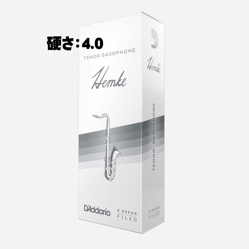 楽器種別：新品リード/D'Addario Woodwinds (RICO) 商品一覧＞＞リード/D'Addario Woodwinds (RICO)/サックス用リード 商品一覧＞＞リード【〜5，000円】 商品一覧＞＞トランペット買うなら、当店で！専門のスタッフが丁寧に検品・調整しているので安心です！D'Addario Woodwinds (RICO) テナーサックス用リード リコ(RICO) フレデリック ヘムケ(Hemke) 硬さ:4商品説明高品質のケーンを使用し、リコの中でダークなサウンドのリードです。フレンチカットですが、先端が薄いので、振動させ易く、柔軟な吹奏感で、程よく腰があるので太過ぎず、柔らかいサウンドが得られます。ジャズ・ポップスなどで太目の丸いサウンドを出したい方にお勧めです！（笠原）フレンチカット。5枚入り。イケベカテゴリ_サックス_リード_D'Addario Woodwinds (RICO)_サックス用リード_新品 登録日:2024/05/01 ダダリオウッドウィンズ リード サックス