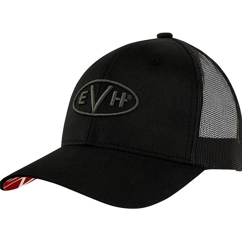 楽器種別：新品EVH/新品 商品一覧＞＞楽器アクセサリ【〜10，000円】 商品一覧＞＞アパレル/Tシャツ/EVH 商品一覧＞＞品揃え豊富な当店なら弦、パーツ、ケーブルなどのアクセサリーがまとめて揃います！EVH Hidden Stripes Hat商品説明EVHスタイルを象徴する、隠しストライプ入りの6パネルキャップ。一見さりげないデザインながら紛れもなくEVHらしさを感じさせるEVH隠しストライプキャップは、エディ・ヴァン・ヘイレンのアイコニックなスタイルを彷彿とさせる快適さを日常使いにも最適に提供します。6パネル構造でしっかりとフィットし、メッシュバックがリハーサルやライブ、長時間の移動時でも通気性を確保。フロントにあしらわれたEVHロゴの刺繍がすっきりとした印象を与え、どんなスタイルにも合わせやすいデザインに仕??上げています。カーブしたつばは屋外での眩しさを軽減。つばを折り返すと、赤、黒、白のストライプ模様が現れます。これは、エディの伝説的なギターグラフィックへのさりげないオマージュです。調節可能なフリーサイズで耐久性にも優れているため、ステージ上でもバックステージでもあらゆる場面でEVHファンに愛用していただける頼れるキャップです。特徴・6パネルのトラッカーハットは、クラシックなEVHスタイルと日常使いの快適さを兼ね備えています。・刺繍されたEVHロゴが、さりげなくエディ・ヴァン・ヘイレンらしさを演出します。・メッシュバックパネルが、リハーサルやライブ中の通気性を高めます。・あらかじめカーブしたバイザーが、屋外での練習やフェスでの眩しさを軽減します。・隠された赤、黒、白のストライプが、EVHならではの個性を際立たせます。・調節可能なフィット感で、プレイヤー、クルー、ファンなど、あらゆる体型の方にフィットします。・軽量構造で、長時間着用しても快適です。伝説のサウンドへの愛を表現しましょう。EVH Hidden Stripes Hatを被れば、ステージ上でもステージ外でも、どこへ行ってもアイコニックなスタイルを演出できます。イケベカテゴリ_楽器アクセサリ_アパレル_Tシャツ_EVH_新品 SW_EVH_新品 JAN:0197955137032 登録日:2026/04/28 アパレル ヴァンヘイレン