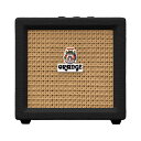 楽器種別：新品ギターアンプ/Orange 商品一覧＞＞ギターアンプ/Orange/COMBO AMP 商品一覧＞＞ギターアンプ【5，000円〜15，000円】 商品一覧＞＞安心してお買い物頂けるよう、ミニアンプもコンボアンプも丁寧梱包でお届けします！Orange Crush Mini [Black]商品説明VERSATILE， SIMPLE CONTROLSシンプルなボリューム、シェイプ（トーン）、ゲインの3コーントロール構成。シェイプとゲインの組み合わせで、柔らかなローゲインからエッジの立ったディストーションまでをセッティング可能。プラグインで電源オンになります。SPEAKER OUTPUTPPC108など外部スピーカーキャビネットに繋いでよりパワフルな演奏が可能。8ohmアウトになります。HEADPHONE OUTPUTヘッドフォン、イヤフォンを接続し、サイレントで演奏可能です。プラグインでミュートになります。AUX-IN外部入力が可能です。Crush Miniの音と一緒にモニターし、演奏する事ができます。IN-BUILT TUNERシンプルで見やすいチューナーが搭載されています。※ミュートにはなりません。Features:Guitar lead activated power on， Integrated tuner， 3.5mm headphone jack， 8 Ohm jack for external speaker， 3.5mm Aux in jackControls (Right to Left):Input， Gain， Shape， Volume， Headphone Jack (BELOW) Integrated Chromatic Tuner.Output Power:3 WattsPower:Internal 9 V battery (supplied) or 9V centre negative power supply (not supplied). DC9V/500mA.Unboxed Dimensions & Unboxed Weight: (W x H x D， G):15 × 14.5 x 8.3cm ， 904gイケベカテゴリ_アンプ_ギターアンプ_Orange_COMBO AMP_新品 JAN:5060299177222 登録日:2019/05/20 ギターアンプ オレンジ