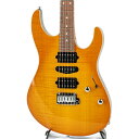 楽器種別：新品エレキギター/Suhr Guitars 商品一覧＞＞エレキギター/Suhr Guitars/MODERN 商品一覧＞＞エレキギター【405，000円〜755，000円】 商品一覧＞＞当店のギターは、出荷前に専門スタッフが検品・調整しているので安心です！Suhr Guitars Modern Plus Pau Ferro Fingerboard (Teadrop Trans Amber Burst) 【Weight≒3.44kg】商品説明大人気Modernシリーズに新色「Teadrop Trans Amber Burst」がラインナップ！エレキギターのみに留まらずアンプやリプレイスPU等においてもトッププロからの絶大な信頼を集め、ハイエンドブランドとしての名声を欲しいがままにしている「Suhr Guitars」。プロアマ問わずワールドワイド な人気を誇り、スタジオワーク等の多いトップアーティストからも絶大な支持を受け続けております。MODERN シリーズは細部にその哲学を踏襲した 24 フレット Modern スタイルギターとして誕生しました。滑らかな長円形ネックグリップ、バランスの良いアシンメトリーボディ、そしてプレイアビリティと快適性において他の追従を許さない革新的なネックヒール。定番のフレイムメイプルトップ / バスウッドバックボディのコンビネーションに加え、気温や湿度の変化に対する強い耐性、そして特有の鳴りも持ち合わせるローステッドメイプルネックを新たに採用。ローステッドメイプルの軽快な響きにバスウッドの特徴的なスムースさと中音域が加わり、完璧なトーンバランスを生み出します。ボディトップに使用される魅惑的なフレイムメイプルは、豊富なトランスカラーラインナップで彩られることにより一層その美しさを際立たせます。ヘッドストックは精悍なグロスブラックフィニッシュ、指板はローステッドメイプルとパーフェローの二種類をラインナップ。MODERN PLUS をはじめとする Suhr ギターには、Thin Skin（極薄）ポリ塗装が施されています。塗装の塗膜厚を可能な限り薄くすることで、鳴りとサステインに優れたギターが完成します。ピックアップレイアウトは、HH と HSH の 2 タイプ、そして追加されたプッシュ / プルスイッチによるハムバッカーピックアップのコイルタップが可能になり、更なるサウンドバリエーションを拡げました。（※HH仕様はブリッジピックアップのみコイルタップされます。）商品詳細S/N.72544Weight≒3.44kgBody Shape： ModernBody Back： Basswood、2-PieceBody Top： Flame Maple、2-Piece、3/16″Neck： Roasted MapleFingerboard： Roasted Maple or Pau FerroNeck Shape： Modern Elliptical .800″-.850″Radius： 10″-14″ Standard RollFrets： 24、Stainless Steel、JumboNut： 1.650″、Tusq、WhiteBridge Pickup： SSH Plus、Bridge、BlackMiddle Pickup： V60LP、Middle、BlackNeck Pickup： SSV、Neck、BlackControl： Volume、ToneTuner： Suhr Locking、ChromeBridge： Gotoh 510 2 Post、Solid Saddles、Steel Block、ChromeDeluxe Gig Bag付属イケベカテゴリ_ギター_エレキギター_Suhr Guitars_MODERN_新品 JAN:4571220087608 登録日:2023/07/01 エレキギター サー Shur