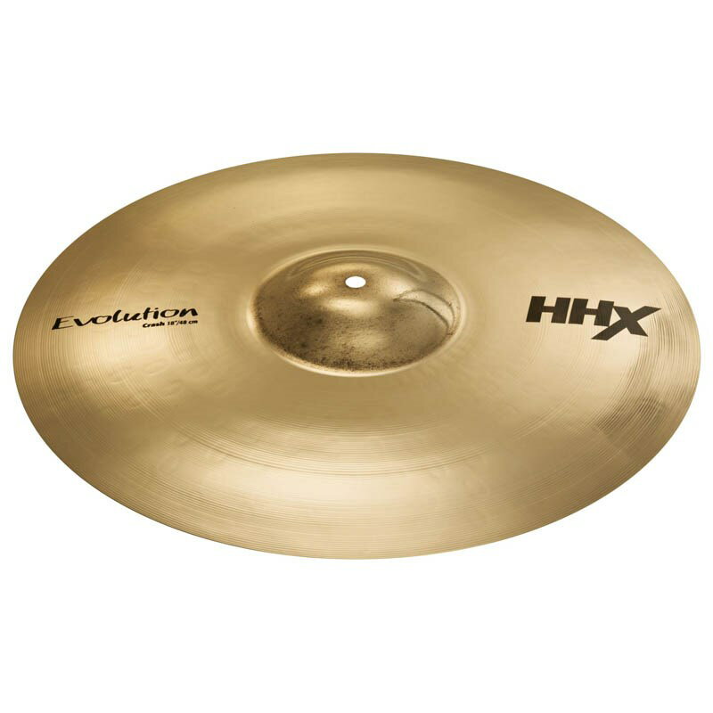 楽器種別：新品SABIAN/HHX 商品一覧＞＞SABIAN/新品 商品一覧＞＞ドラム【30，000円〜65，000円】 商品一覧＞＞シンバル/クラッシュ/SABIAN 商品一覧＞＞安心してお買い物頂けるよう、スネアもシンバルも丁寧梱包でお届けします！SABIAN HHX Evolution Crash 18 Brilliant [HHX-18EVC-B]商品説明HHX 〜Modern × Dark〜ダークトーンでクイックレスポンス。大粒のハンマリングを施し、カーブのややきつい形状にすることで、ややピッチを上げ、ロックからジャズまでフレキシブルに対応する、フルラインナップのシンバル。＜Evolution Crash＞あたたかみのあるトーンに素早いレスポンス。あらゆるプレイスタイルにも敏感に反応するクラッシュ。サイズ：18ウェイト：Thinフィニッシュ：Brilliantイケベカテゴリ_ドラム_シンバル_クラッシュ_SABIAN_HHX_新品 SW_SABIAN_新品 JAN:0622537031724 登録日:2009/09/29 シンバル セイビアン