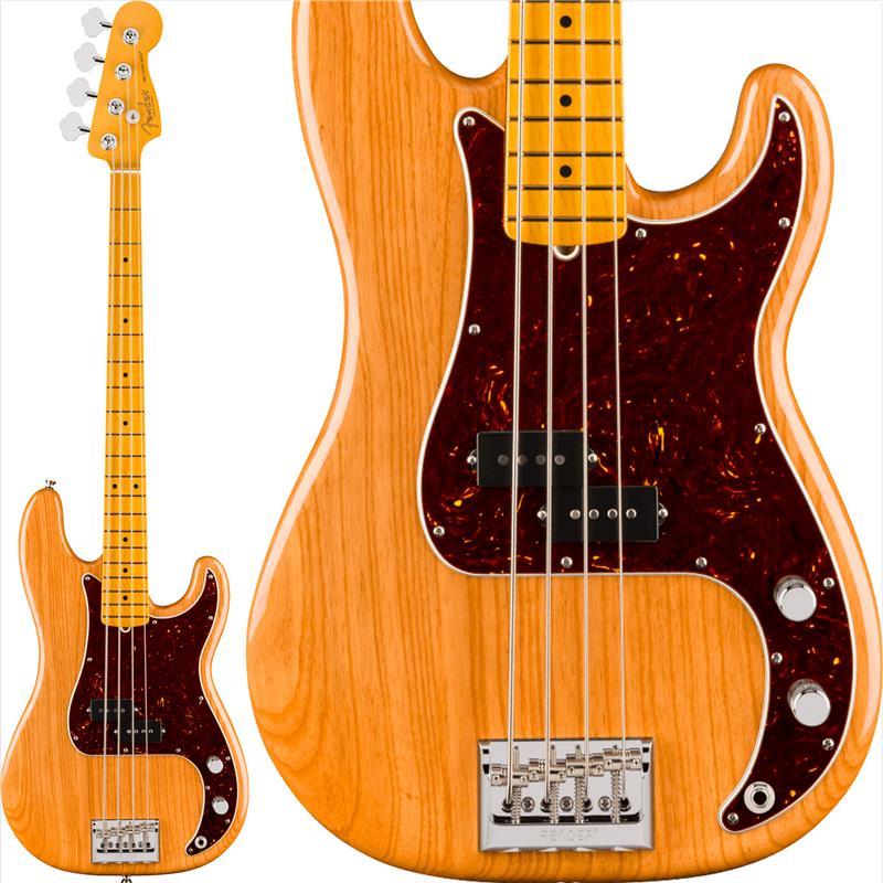 楽器種別：新品Fender USA/American Professional 商品一覧＞＞Fender USA/新品 商品一覧＞＞ベース【205，000円〜385，000円】 商品一覧＞＞エレキベース/PBタイプ/Fender USA 商品一覧＞＞当店のベースは、出荷前に専門スタッフが検品・調整しているので安心です！Fender USA American Professional Precision Bass (Natural/Maple) 【2026 Model 購入先着キャンペーン】商品説明【新モデル発売記念キャンペーン！】Fender USAの最新モデルAmerican Professionalのベースモデルをご購入の方に、なんと先着でFender USA STROBO SONIC PRO TUNER PEDAL (￥14，300相当)をプレゼント！Strobo-Sonic Proは、使い勝手の良い超高精度のストロボチューナーで、驚異的な±0.01セントのチューニング精度を持ちながら、ペダルボードにも優しいコンパクトな設計です。ステージ上での使用を想定して設計されており、大型で視認性の高いLEDディスプレイ、自動輝度調整機能、そして2つの表示モードにより、どんなプレイヤーでも直感的にチューニングが行えます。最新モデルと共にスタジオやステージでご使用ください！※数量限定のため、規定数に達し次第キャンペーンは終了となります。※商品は後日お送りさせていただく場合も御座います。-------------------------------------------------------------------American Professional Precision Bassは、70年以上にわたる革新、インスピレーション、そして進化の積み重ねを基に、現代のプロフェッショナルプレイヤーの要求に応えるために開発されたモデルです。Modified 1963 Cネックシェイプには、滑らかなロールドエッジ加工を施した指板、快適な演奏性を実現するSuper-Naturalサテンフィニッシュ、そして新たにデザインされたネックヒールを採用。優れた握り心地とハイポジションへのスムーズなアクセスを実現しています。新開発のV-Mod III Precision Bassスプリットコイルピックアップは、Precision Bassならではの力強いパンチと唸るようなローエンドを維持しながら、これまで以上に高い明瞭度を実現しています。また、ClassicGear Precisionポテンショメーターは、最適化されたトルク設定と高精度な抵抗値、音楽的なテーパー特性により、人間の聴覚特性に合わせた、音量や音色の滑らかで自然なコントロールを実現します。American Professional Precision Bassは、手にした瞬間から感じられる親しみやすさと優れたサウンドの汎用性を備えています。数々の改良を積み重ねることで、プロフェッショナル向け楽器の新たな基準を打ち立てるモデルへと進化しました。※画像はサンプルです。製品の特性上、木目・色合いは1本1本異なります。商品詳細Body Material: AshBody Finish: PolyurethaneNeck: Maple， Modified 1963 CNeck Finish: Super-Natural Satin Urethane Finish on Back of Neck with Gloss Urethane Headstock FaceFingerboard: Maple， 9.5inch (241 mm)Frets: 20， Narrow TallPosition Inlays: Black DotNut (Material/Width): Bone， 1.625inch (41.3 mm)Tuning Machines: Fender Lightweight Vintage-Style Keys with Tapered ShaftsScale Length: 34inch (864 mm)Bridge: 4-Saddle HiMass Pro (String-Through-Body or Top-Load)Pickguard: 4-Ply TortoiseshellPickups: (Bridge)， V-Mod III Split Single-Coil Precision Bass (Middle)， (Neck)Pickup Switching: NoneControls: Master Volume， Master ToneControl Knobs: Knurled Flat-TopHardware Finish: Nickel/ChromeStrings: Fender USA 7250M Nickel Plated Steel (.045-.105 Gauges)， PN 0737250406Deluxe Molded Case付属イケベカテゴリ_ベース_エレキベース_PBタイプ_Fender USA_American Professional_新品 SW_Fender USA_新品 JAN:0885978991822 登録日:2026/10/12 エレキベース フェンダー ふぇんだー フェンダーUSA FenderUSA アメプロ アメリカンプロフェッショナル