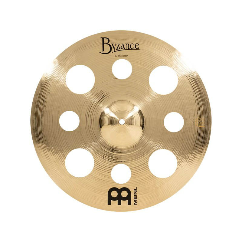 楽器種別：新品MEINL/Byzance Brilliant 商品一覧＞＞MEINL/新品 商品一覧＞＞ドラム【25，000円〜55，000円】 商品一覧＞＞シンバル/クラッシュ/MEINL 商品一覧＞＞安心してお買い物頂けるよう、スネアもシンバルも丁寧梱包でお届けします！MEINL Byzance Brilliant Trash Crash 16 [B16TRC-B]商品説明yzance Brilliant＞Brilliant シリーズは、ハイグロスに仕上げるため、最大で 6 回もの磨き加工が施されています。このような工程でのみこのシンバルの美しい外観が保証されるのです。鏡面のような表面ときらびやかでリッチなサウンドが魅力です。・B20 ブロンズ合金製・ハンドハンマー加工による優れたサウンド・きらびやかでリッチなサウンド＜Trash Crash＞トラディショナル・トラッシュクラッシュと同様のキャラクターで、製法も最後にバフ仕上げが追加されブリリアント・フィニッシュになっている以外は同じ工程で作られています。ルックスの演出で煌びやかさを求める方には、こちらがお勧めです。商品詳細＜スペック＞タイプ：Trash Crashウェイト：Thinサイズ：16 マテリアル：B20 Bronzeフィニッシュ：Brilliantシェーピング：Hand Hammeredスタイル：Rock， Pop， Fusion， Jazz， Funk， R&B， Reggae， Studioピッチ：High-Midキャラクター：Brilliant， Richティンバー：Mid-Brightボリューム：Mediumレイジング：Narrow Bladeサスティーン：Mediumイケベカテゴリ_ドラム_シンバル_クラッシュ_MEINL_Byzance Brilliant_新品 SW_MEINL_新品 JAN:0842960105131 登録日:2021/04/09 シンバル マイネル ビザンス