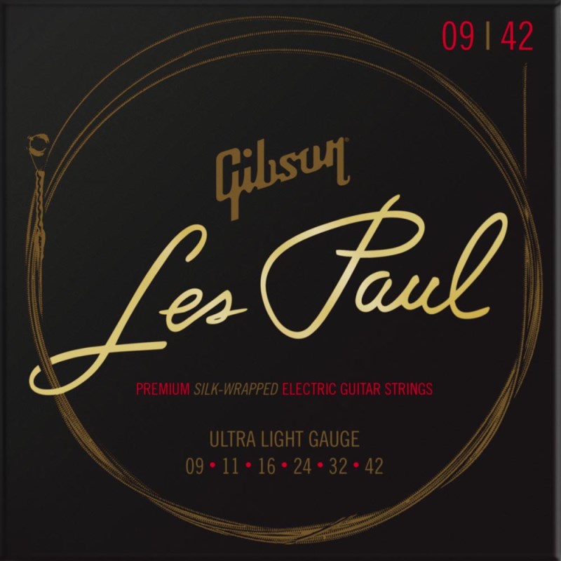 あす楽 Gibson Les Paul Premium Electric Guitar Strings/Ultra Light Gauge [SEG-LES9] 【在庫処分超特価】