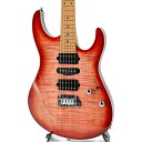 楽器種別：新品エレキギター/Suhr Guitars 商品一覧＞＞エレキギター/Suhr Guitars/MODERN 商品一覧＞＞エレキギター【405，000円〜755，000円】 商品一覧＞＞当店のギターは、出荷前に専門スタッフが検品・調整しているので安心です！Suhr Guitars Modern Plus Roasted Maple Fingerboard (Faded Trans Wine Red Burst) 【Weight≒3.23kg】商品説明エレキギターのみに留まらずアンプやリプレイスPU等においてもトッププロからの絶大な信頼を集め、ハイエンドブランドとしての名声を欲しいがままにしている「Suhr Guitars」。プロアマ問わずワールドワイド な人気を誇り、スタジオワーク等の多いトップアーティストからも絶大な支持を受け続けております。MODERN シリーズは細部にその哲学を踏襲した 24 フレット Modern スタイルギターとして誕生しました。滑らかな長円形ネックグリップ、バランスの良いアシンメトリーボディ、そしてプレイアビリティと快適性において他の追従を許さない革新的なネックヒール。定番のフレイムメイプルトップ / バスウッドバックボディのコンビネーションに加え、気温や湿度の変化に対する強い耐性、そして特有の鳴りも持ち合わせるローステッドメイプルネックを新たに採用。ローステッドメイプルの軽快な響きにバスウッドの特徴的なスムースさと中音域が加わり、完璧なトーンバランスを生み出します。ボディトップに使用される魅惑的なフレイムメイプルは、豊富なトランスカラーラインナップで彩られることにより一層その美しさを際立たせます。ヘッドストックは精悍なグロスブラックフィニッシュ、指板はローステッドメイプルとパーフェローの二種類をラインナップ。MODERN PLUS をはじめとする Suhr ギターには、Thin Skin（極薄）ポリ塗装が施されています。塗装の塗膜厚を可能な限り薄くすることで、鳴りとサステインに優れたギターが完成します。ピックアップレイアウトは、HH と HSH の 2 タイプ、そして追加されたプッシュ / プルスイッチによるハムバッカーピックアップのコイルタップが可能になり、更なるサウンドバリエーションを拡げました。（※HH仕様はブリッジピックアップのみコイルタップされます。）SN.72447Weight≒3.23kg商品詳細SPECIFICATIONSBody Shape： ModernBody Back： Basswood、2-PieceBody Top： Flame Maple、2-Piece、3/16″Neck： Roasted MapleFingerboard： Roasted Maple or Pau FerroNeck Shape： Modern Elliptical .800″-.850″Radius： 10″-14″ Standard RollFrets： 24、Stainless Steel、JumboNut： 1.650″、Tusq、WhiteBridge Pickup： SSH Plus、Bridge、BlackMiddle Pickup： V60LP、Middle、BlackNeck Pickup： SSV、Neck、BlackControl： Volume、ToneTuner： Suhr Locking、ChromeBridge： Gotoh 510 2 Post、Solid Saddles、Steel Block、ChromeDeluxe Gig Bag付属イケベカテゴリ_ギター_エレキギター_Suhr Guitars_MODERN_新品 JAN:4571220084164 登録日:2023/08/03 エレキギター サー Shur