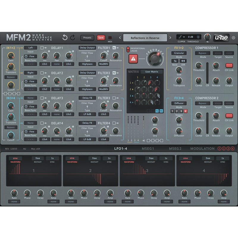 u-he(ユーヒー) MFM2 (代引不可)(オンライン納品)