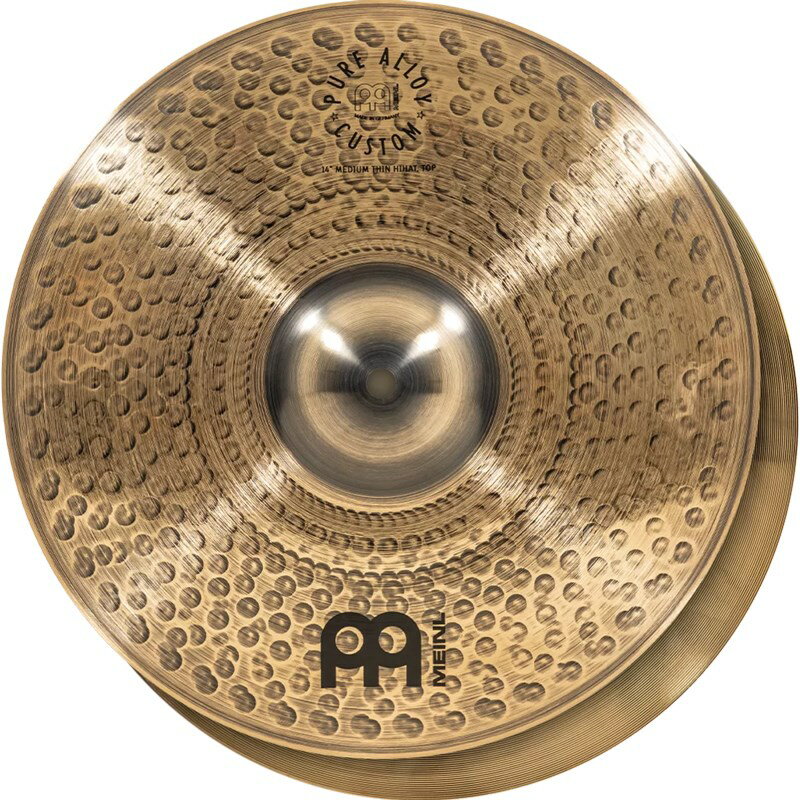 MEINL Pure Alloy Custom Medium Thin Hihats 14 [PAC14MTH]