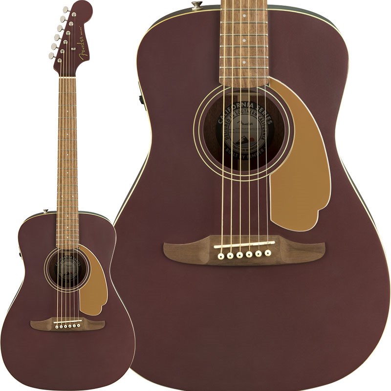 楽器種別：新品エレクトリックアコースティックギター/Fender Acoustics 商品一覧＞＞エレクトリックアコースティックギター/Fender Acoustics/California 商品一覧＞＞エレクトリックアコースティックギター【35，000円〜70，000円】 商品一覧＞＞アコギ買うなら、当店で！出荷前の検品・調整はもちろん、丁寧梱包でお届けします！Fender Acoustics Malibu Player (Burgundy Satin)商品説明ストラトヘッド採用の個性派アコースティック「CALIFORNIA」シリーズのエレアコFender Acoustics California Series「CALIFORNIA」シリーズは、南カリフォルニアの自由奔放でエネルギーに満ちたカルチャーにインスパイアされて開発されました。本シリー ズは、他にはない独自のカラーとシェイプ展開で、これまでのアコースティックのイメージを覆す、フェンダーアコースティックの新機軸です。本シリーズのコンセプトは「PLAY SOMETHING DIFFERENT.」。他とは違う、オリジナリティあふれる表現を求める次世代プレイヤーの ために作られました。フェンダーの代名詞ともいうべきエレクトリックギター、STRATOCASTERのヘッドストックを採用し、豊富なカラーラインナップと、タイプの異なるオリジナルボディシェイプを取り揃えています。そのヘッドストックに象徴されるロックスピリットはアコースティックギターに新たなアイデンティティを与えています。CALIFORNIA PLAYERカラフルなルックスと良質なサウンドでユニークな個性を発揮します。 軽量なマホガニーネックは、自由なパフォーマンスを可能にし、 エレキギタープレイヤーでも持ち替えに違和感がないようスリムに作られた C シェイプです。また、ボディには単板トップ材を採用し、 豊かな鳴りを提供します。※製品の特性上、杢目・色合いは1本1本異なります。商品詳細Body Shape: MalibuBody: Solid Sitka Spruce Top/Mahogany Side & BackBracing: Scalloped XNeck Material: MahoganyNeck Shape: Slim CScale Length: 24.1 (612 mm)Fingerboard：WalnutFingerboard Radius: 15.75 (400 mm)Number of Frets: 20String Nut: Graph Tech NuBoneNut Width: 1.69 (43 mm)Electronics: FISHMAN Preamp &TunerBridge: Modern VikingTuning Machines: Sealed Nickelソフトケース付属イケベカテゴリ_アコースティック／エレアコギター_エレクトリックアコースティックギター_Fender Acoustics_California_新品 JAN:0885978955572 登録日:2021/06/10 エレアコ フェンダー ふぇんだー