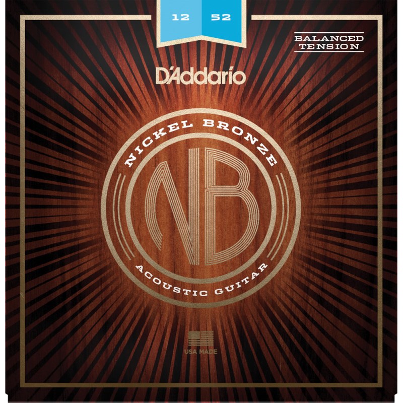 楽器種別：新品D’Addario/新品 商品一覧＞＞楽器アクセサリ【〜5，000円】 商品一覧＞＞弦/アコギ弦/D’Addario 商品一覧＞＞品揃え豊富な当店なら弦、パーツ、ケーブルなどのアクセサリーがまとめて揃います！D’Addario Nickel Bronze Wound Acoustic Guitar Strings [NB1252BT/Light， 12-52]商品説明ギター固有のキャラクターをハイライトし、その楽器の自然な周波数の音色を奏でます。「ニッケルブロンズ弦 」は鮮明さ、共鳴、レスポンスをあわせもち、突出して調和が取れていて豊かな倍音を奏でます。この非コーティングのプレミアム弦の芯弦には、D'Addario独自の代表的な高炭素カーボン「NY STEEL 」を採用しており、チューニングの安定感と強度が従来の弦より向上したことを実感いただけます。◆ゲージ：BALANCED TENSION・Light / .012-.016-.022-.030-.039-.052イケベカテゴリ_楽器アクセサリ_弦_アコギ弦_D’Addario_新品 SW_D’Addario_新品 JAN:0019954243494 登録日:2018/07/21 アコギ弦 アコースティック弦 ダダリオ