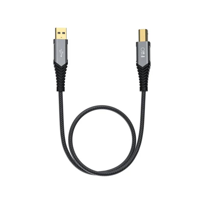 翌日配達 FiiO 【秋のSUPER SALE】(生産完了・在庫限り)LA-UB1 1.0m(フィーオ)(USBケーブル)(A to B)(3u金メッキ)(100cm)(FIO-LA-UB1)