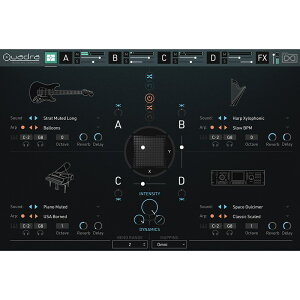 UVI Quadra: Muted & Harmonics(オンライン納品専用) 代金引換はご利用頂けません。販売
