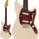 楽器種別：新品エレキギター/Fender Made in Japan 商品一覧＞＞エレキギター/Fender Made in Japan/Artist 商品一覧＞＞エレキギター【95，000円〜180，000円】 商品一覧＞＞当店のギターは、出荷前に専門スタッフが検品・調整しているので安心です！Fender Made in Japan CHAR MUSTANG (Olympic White/Rosewood) [Made in Japan]商品説明日本のロック史に多大な影響を与え、現在もシーンの最前線に立ち続けるギタリストChar。そのキャリアを代表するアイコン的なOLYMPIC WHITEカラーのMUSTANGをモチーフとしたCHAR MUSTANGは、Charならではの様々なアイデアが凝縮された、これまでにはない新しいMUSTANGです。本モデルは、より多くの方にも手に取りやすいMADE IN JAPAN製での発売となります。フェンダーがMUSTANGを発売開始したのは1964年。同年に東京では日本で初めてオリンピックが開催され、Charのギター人生もまさにその頃からキャリアがスタートしました。さらにそれから50年以上の時を経て、2020年の東京オリンピック開催が決定。このことに着想を得て、オリンピックにちなんだカラーで、MUSTANGがもともと持っている「スチューデントモデル」というコンセプトに立ち返るような、初心者でも手に取りやすい新しいMUSTANGをMADE IN JAPAN製で作れないか、というCharの想いを具現化するプロジェクトがスタートしました。モデルの開発にあたっての仕様コンセプトは「STRATOCASTERの機能性を搭載したMUSTANG」。STRATOCASTERよりも薄いMUSTANGのボディ厚に合わせ、シンクロナイズドトレモロブリッジを新開発。MUSTANG特有の演奏性、取り回しの良さはそのままに、STRATOCASTERのアーミングが可能になりました。また、Char本人の希望によりボディ裏パネルは敢えて排除し、シンプルなスタイルを演出しています。さらに、より直観的なピックアップ操作を可能とする3ポジションのトグルスイッチを採用。STRATOCASTERに近い感覚でボリューム操作ができるようにコントロールノブの位置も、より弦に近い位置に変更されており、併せてピックガードも従来のMUSTANGにはないCHAR MUSTANGだけのオリジナルシェイプを採用しました。様々な改良が加えられた今回のCHAR MUSTANGのサウンド面について、Charも特に5弦と6弦について「よく鳴るようになった。」と、低音ポジションでのクリアな音像を評価しています。※製品の特性上、杢目・色合いは1本1本異なります。商品詳細Series: ArtistBody Material: BasswoodBody Finish: PolyesterNeck: Maple/ Chars CNeck Finish: PolyurethaneFingerboard: Rosewood/ 9.5 inch (241 mm)Frets: 22/ Vintage StylePosition Inlays: White Pearloid DotNut (Material/Width): Bone/ 1.615 inch (41.02 mm)Tuning Machines: Vintage-Style with Aged White Plastic ButtonsScale Length: 610 mmBridge: 6-Saddle Vintage-Style Synchronized TremoloPickguard: Red TortoiseshellPickups: Single-Coil Mustang (Bridge)/ Single-Coil Mustang (Neck)Pickup Switching: 3-Position ToggleControls: Volume/ ToneHardware Finish: ChromeStrings: Nickel Plated Steel (.009-.042 Gauges)ソフトケース付きイケベカテゴリ_ギター_エレキギター_Fender Made in Japan_Artist_新品 JAN:0885978302871 登録日:2022/04/28 エレキギター フェンダー ふぇんだー フェンダージャパン フェンジャパ フェンダーJ