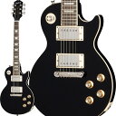 楽器種別：新品エレキギター/Epiphone 商品一覧＞＞エレキギター/Epiphone/レスポール 商品一覧＞＞エレキギター【20，000円〜45，000円】 商品一覧＞＞当店のギターは、出荷前に専門スタッフが検品・調整しているので安心です！Epiphone Power Player Les Paul (Dark Matter Ebony)商品説明Power Player Les Paul伝説的なギターレスポールをベースにデザインされたPower Player Les Paulは、通常のレスポールよりも2インチ短い22.73インチ・スケールと7/8サイズのボディにより、いつでも自然に手にとりたくなるようなカジュアルなモデルに仕上がっています。Power Player Les Paulは、経験豊富なプレイヤーやこれからギターを始めようと思っているビギナーのどちらにとっても、様々なシチュエーションでの最高な演奏体験を約束します。ボルトオンのマホガニー・ネックは、アッパー・フレットへの快適なアクセスのため、ネック・ヒール部分においてなだらかな傾斜が施されています。ピックアップにはセラミック・ハムバッカー Epiphone 650R/700Tの2基が搭載されており、正真正銘のリッチなレスポール・トーンをギタープレイヤーにもたらします。Power Player Les Paulには、ギグバッグ、ストラップ、ピック、ギターケーブルが付属しています。※画像はサンプルです。製品の特性上、杢目、色合いは一本一本異なります。※製品仕様は予告なく変更となる場合が御座います。商品詳細BodyShape: Les PaulMaterial: MahoganyBinding: Single Ply， Top and FretboardNeckNeck: MahoganyProfile: SlimTaper DNut width: 1.614 / 41mmFingerboard: Indian LaurelScale length: 22.73 / 577.34mmNumber of frets: 22Nut: White PlasticInlay: Pearloid TrapezoidHardwareBridge: Lightning Bar Compensated Wrap AroundKnobs: Gold ReflectorTuners: Die Cast with Kidney ButtonsPlating: NickelElectronicsNeck pickup: Epiphone 650R HumbuckerBridge pickup: Epiphone 700T HumbuckerControls: 2 Volume， 2 Toneギグバック付属イケベカテゴリ_ギター_エレキギター_Epiphone_レスポール_新品 JAN:4580568432506 登録日:2024/01/25 エレキギター エピフォン レスポール