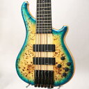 TUNE USED 中古 Zi III-6 Headless Burl Poplar (Blue Burst) 【厳選BASS GEARセール】