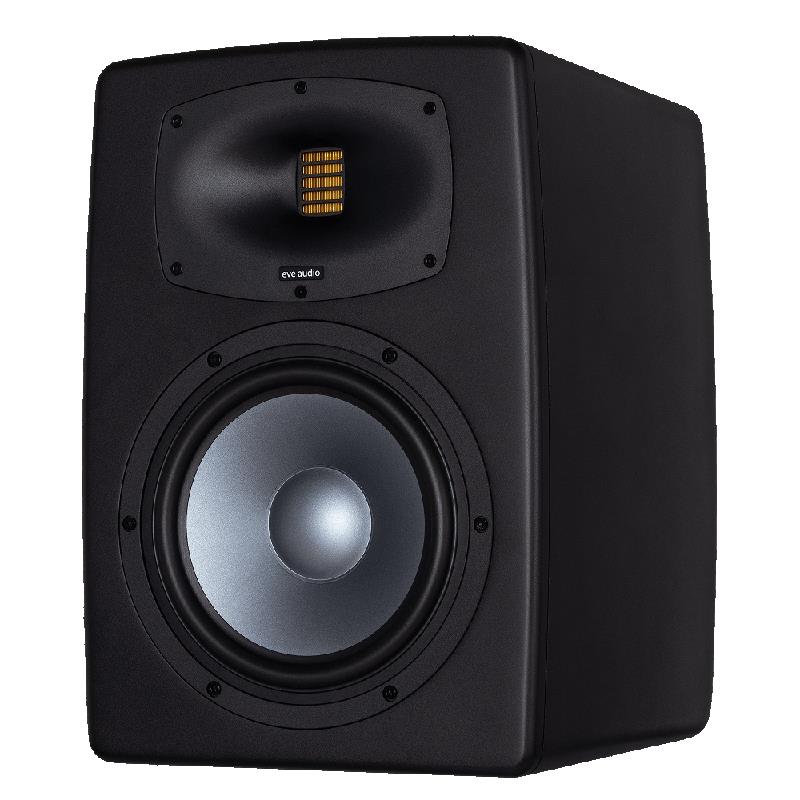 楽器種別：新品EVE Audio/新品 商品一覧＞＞レコーディング【110，000円〜210，000円】 商品一覧＞＞モニタースピーカー/モニタースピーカー/EVE Audio 商品一覧＞＞パワーレックは、専門スタッフに気軽に相談できる渋谷発のDTM・レコーディング機材専門フロアです。EVE Audio EXO 28 (1本)(イヴオーディオ)(モニタースピーカー)(EXOシリーズ)(ニアフィールド)(8インチ)(2ウェイ)商品説明EVE Audioが提案する 次世代のニアフィールドモニタリングEVE Audio EXOシリーズは広範囲な周波数帯域にわたって極めて高い精度で音声を再生する次世代のニアフィールドモニターです。極めて広いスイートスポット、完璧なステレオイメージ、そして均一な指向性、正確で深みのある低域再生を実現し、高い精度のニアフィールドモニタリングを提供します。EXO28はEXOシリーズで最も大型な8インチサブウーファーを搭載したニアフィールドモニタースピーカーです。◆Precision Air Motion Tweeter & GDCウェーブガイドEXOシリーズは新開発のPrecision Air Motion ツィーターとそのまわりの窪み形状のプレート Guided Directivity Control（GDC） ウェーブガイドを搭載し、これまでのEVE Audio SCシリーズモニターからさらなる進化を遂げています。この革新的なPrecision Air Motion ツイーターと先進のGDCウェーブガイドの組み合わせにより、超広域スイートスポット、完璧なステレオイメージング、均質な分散特性を実現。深みのある低音は精密かつ制御され、拡張された周波数帯域全体で高い精度を発揮します。新開発のEXO Precision Air MotionツイーターとGDCウェーブガイドの組み合わせにより、精密な指向性と詳細なステレオイメージを実現。超軽量で安定性に優れたポリアミド製AMTは、超高速の過渡応答、高効率、歪みの少ない高域再生を可能にし、より広いスイートスポットを提供します。これにより広いリスニングエリアを実現し、リスニング位置によるサウンドイメージの変化を最小限に抑えます。イマーシブ環境においてもステレオイメージングと空間統合性が向上します。◆LDEエンクロージャーEXO seriesのエンクロージャーは音響性能の卓越性を追求して設計されたに気流を最適化するLDEエンクロージャー（低回折エンクロージャー）を開発、採用しました。丸みを帯びたエッジを持つ曲面デザインは、不要な音の回折を効果的に低減し、よりクリーンで正確なリスニング体験を実現します。空力特性を向上させた改良型リアバスレフポートにより、より深い低域チューニングが可能となり、ポートノイズが大幅に低減されています。◆CAL ダイアフラム ウーファーウーファーは新開発のCALダイアフラム（コーティングアルミニウム）を採用。そのサイズながら驚くほど深い低域と透明感のある中域を再生します。軽量アルミニウムコーンは、共振抑制ダストキャップと最適化されたマグネットシステムを備え、極めて正確でダイナミックな再生を実現。歪みを大幅に低減し、また、空気抵抗を減少させ、よりクリアーな低域再生を実現しています。◆ハイエンド DSPによるRoom Adaption Filter 搭載。EXO series はハイエンドな32bitDSPと最新のADC/DACを搭載。超低歪みと広いダイナミックレンジを実現しています。さらに背面のOLEDディスプレイとスマートコントロールノブでリアルタイムでフィルター調整が可能です。限られた設置場所でもモニタリングに最適な音質を提供します。・低歪みでハイパワーなクラスDアンプ・底面にM6マウントホール。（ スピーカープレート：K&M 24352 and K&M 24354に合致）・EXOシリーズのためにデザインされたよりクリアーで深い低域再生を実現するバスレフポート。・レベルピークを回避するフェードイン機能・パソコンとネットワーク接続することでアプリケーションソフトウェア「EVE Control」によるスピーカーシステムの管理が可能（開発中）・XLRバランスアナログ、RCAアンバランスアナログ、S/PDIFデジタル入力を搭載。●仕様設定：・ボリューム：mute ~+10dB / 0.5dB step・Room Adaption FilterLow -Shelf Filter : ＜300Hz -5 dB to +3 dBDesk Filter Cut（デスクトップ設置時の低域の反射に対応）: 550Hz -5dto + 3dBMid EQ : 3.2KHz -3dB~3dBHigh-Shelf Filter : ＞3KHz -5dB~3dB・インプットセレクト：アナログXLR/アナログRCA/デジタル SPDIF(Left/Right選択）/ SPDIFモノ・入力感度（ADC）：-10dBV / +4dBV・Delay：最大18ms ( 0.3ms step)入出力：アナログ入力：バランスXLR/アンバランスRCAデジタル入出力：S/PDIF in/out （L/R/mono）192KHz/24bit仕様：8 woofer120 dB max SPL37-24KHz Frequency range (- 3 dB at 1 m full space)2200Hz ; Cross-Over Freq.HF 140W+ LF 140Ww276 x h401 x d331 mm / 11.6kgEVE Audio :EVE Audio は2011年ドイツ・ベルリンでRoland Stenz氏によって創業されたモニター・スピーカー・メーカーです。同社のCEO兼開発トップを務めるRoland氏はドイツ統一前の1980年中頃、旧東ドイツ最大の放送機器メーカー RFZの研究開発部門でキャリアをスタートし、その後、ベルリンのハイファイスピーカーメーカーでの開発職を経て、1999年に後に世界的なスタジオ・モニター・ブランドとなるADAM Audioを立ち上げ、代表取締役を2010年まで勤めてきました。2010年に新たなモニタースピーカーシリーズを開発。それを機に2011年にEVE Audioを立ち上げました。ドイツの地で40年に渡ってプロフェッショナルオーディオ機器の開発に携わってきた Roland氏の理想のモニター・スピーカーを生み出し続ける企業、それがEVE Audioです。EVE Audioのスピーカーはモニター・スピーカーとして入力ソースに対して忠実な音声を再生することです。それは単純にフラットな周波数特性ということではなく、耳障りのよいサウンドというだけでもありません。原音の持つ空気感も含めた忠実な原音再生を実現するスピーカーの開発を目的としています。ベルリン本社にはオフォス、倉庫に加え、研究開発のため無響室、残教室も備え、常に最先端の製品開発を行っていますイケベカテゴリ_レコーディング_モニタースピーカー_モニタースピーカー_EVE Audio_新品 SW_EVE Audio_新品 JAN:4250626301043 登録日:2026/04/17 モニタースピーカー スタジオモニター