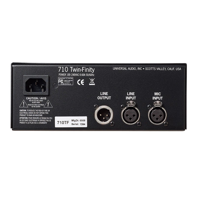 Universal Audio 710 TWIN-FINITY(真空管/ソリッドステートブレンド・プリアンプ)(国内正規品)(ユニバーサルオーディオ) ikeshibu-10018680 イケベ楽器 イケシブ サンプル画像3