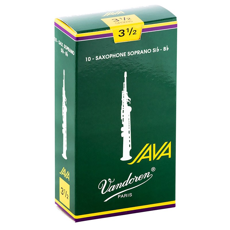 翌日配達 VANDOREN 《硬さ：3-1/2》ソプラノサックス用リード バンドレン JAVA(ジャバ)
