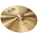 楽器種別：新品シンバル/PAiSTe 商品一覧＞＞シンバル/PAiSTe/Formula 602 Modern Essentials 商品一覧＞＞シンバル【15，000円〜35，000円】 商品一覧＞＞安心してお買い物頂けるよう、スネアもシンバルも丁寧梱包でお届けします！PAiSTe Formula 602 Modern Essentials Splash 8 [Collaboration with Vinnie Colaiuta]商品説明＜FORMULA 602 MODERN ESSENTIALS / Collaboration with Vinnie Colaiuta＞伝説の「602ブロンズ（CuSn20）」から鍛造。ヴィニー・カリウタとの緊密なコラボレーションで、オールラウンド且つワイドな音楽性や奏法に対応するよう、ヴィニーの妥協を許さないサウンド・コンセプトに応じて考案し生み出され、熟練したスイスのパイステ・シンバル職人の手によって一枚一枚ハンドメイドされた、完全に新しいワイドでダイナミックなサウンド・ディメンションを提供するシンバルです。兄弟分であるFormula 602シリーズより少し活力を増すだけでなく、Traditionalシリーズの複雑さと、Formula 602シリーズのリッチでウォームでダークさを含んだ透明性とスティックに対する鮮明さを融合しています。＜Splash 8＞「スイートなサウンドであり、楽曲に句読点的なマーキングをしてくれる程キレのあるシンバル」 by Vinnie ColaiutaWeight：Thin※メイン画像は10インチのモデルとなっております。※サブ画像はイメージです。イケベカテゴリ_ドラム_シンバル_PAiSTe_Formula 602 Modern Essentials_新品 JAN:0697643111127 登録日:2013/06/03 シンバル パイステ フォーミュラ