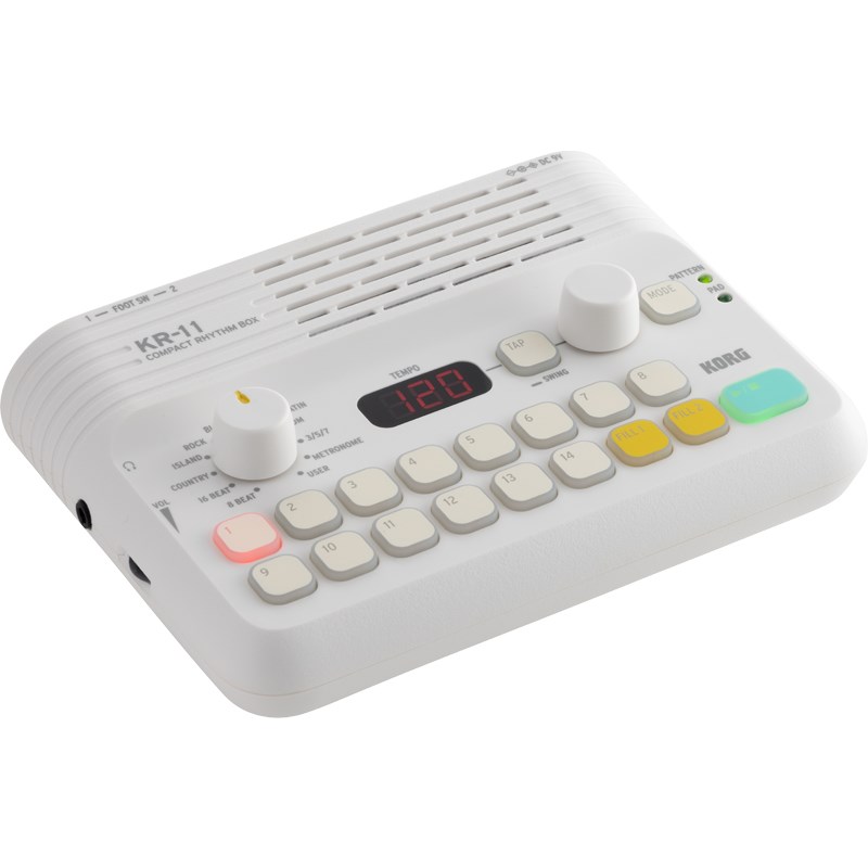 KORG KR-11 純正電源アダプター(KA350)&純正フットスイッチ(PS-3)セット COMPACT RHYTHM BOX