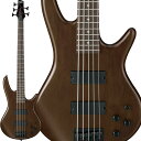 楽器種別：新品エレキベース/Ibanez 商品一覧＞＞エレキベース/Ibanez/SR Gio 商品一覧＞＞エレキベース【20，000円〜50，000円】 商品一覧＞＞当店のベースは、出荷前に専門スタッフが検品・調整しているので安心です！Ibanez GSR205B-WNF商品説明ウッディな艶消しフィニッシュ&ブラック・ハードウェアの5弦エントリー・モデル「5弦モデルでベーシスト・デビューしたい…」多弦が珍しかった時代は完全に過去のもの。特にベースについては、ギターよりもその風潮は強いでしょう。GSR205Bは、 ステージへ最速 をコンセプトとして、扱いやすいサイズとシンプルなコントロールで手にしたその日から楽器を楽しめるIbanezのエントリー・グレード：Gio Ibanez （ジオ・アイバニーズ）のGSRモデルに、オリジナルのアクティブ・サーキットを搭載した本格派5弦ベースです。・中低音域特性に優れるオコウメ材のコンパクト・ボディ、弾きやすいメイプル材のスリム・ネックIbanezの定番SRのアウトラインを基にデザインした、取り回しの良いコンパクトなボディです。中低音域特性に優れるオコウメ材を採用しています。肘があたる部分には弾きやすさ向上のため、緩やかな傾斜をつけるエルボー・コンター設計で加工しています。ネックは握りやすくコンパクトな設計です。硬質で強度が高く、アタックとサスティーンに富む音響特性が特徴のメイプル材を採用しています。・パワフルなサウンドが特徴のDynamix Ibanez オリジナル・ハムバッキング・ピックアップ・ 低音域と高音域の出力を持ち上げたパワフルなサウンドのPhat IIアクティブEQフロントとリアのピックアップそれぞれの音量とトーンを調整するシンプルなコントロールに加え、サウンドをよりダイナミックに味付けするPHAT II EQを装備しています。（006Pアルカリ乾電池駆動）※画像はサンプルです。製品の特性上、杢目・色合いは1本1本異なります。商品詳細Neck type: GSR5 / Maple neckBody: Okoume bodyFretboard: Purpleheart fretboard w/White dot inlayFret: Medium fretBridge: B15 bridge (16.5mm string spacing)Pickup: Dynamix H pickupEqualiser: Phat II EQfactory tuning: 1G，2D，3A，4E，5BString Gauge: .045/.065/.085/.105/.130Hardware color: Blackソフトケース付属■Color: WNF (Walnut Flat)イケベカテゴリ_ベース_エレキベース_Ibanez_SR Gio_新品 JAN:4515276639077 登録日:2023/02/19 エレキベース アイバニーズ イバニーズ