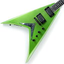 KRAMER Dave Mustaine Vanguard Rust in Peace (Alien Tech Green)yz