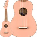 Fender Acoustics VENICE SOPRANO UKULELE Shell Pink y񂹁z