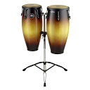 楽器種別：新品コンガ/MEINL 商品一覧＞＞コンガ【60，000円〜115，000円】 商品一覧＞＞安心してお買い物頂けるよう、小物楽器もカホンも丁寧梱包でお届けします！MEINL HC888VSB [Headliner Series Conga Set / 10＆11]【お取り寄せ品】商品説明HEADLINER SERIES CONGA SET【高さ調節が可能なダブルブレイス三脚スタンド付属】初心者におススメのコンガセットです。リーズナブルな価格帯で優れた品質、プロ仕様の楽器と同様の様々な機能付です。高さ調整の可能な三脚型スタンドが付属品として付いてきます。＜スペック＞材質：Siam Oakフィニッシュ：ヴィンテージ・サンバースト（VSB）サイズ：10×28、11×28ヘッド：水牛（バッファロー）本皮リム：2mm厚 ラウンドリムチューニングラグサイズ：8mmパーツカラー：ブラック・パウダー・コーティング付属：ダブルブレイス三脚スタンド、チューニングキーイケベカテゴリ_パーカッション_コンガ_MEINL_新品 JAN:0840553020021 登録日:2020/08/01 コンガ パーカッション マイネル