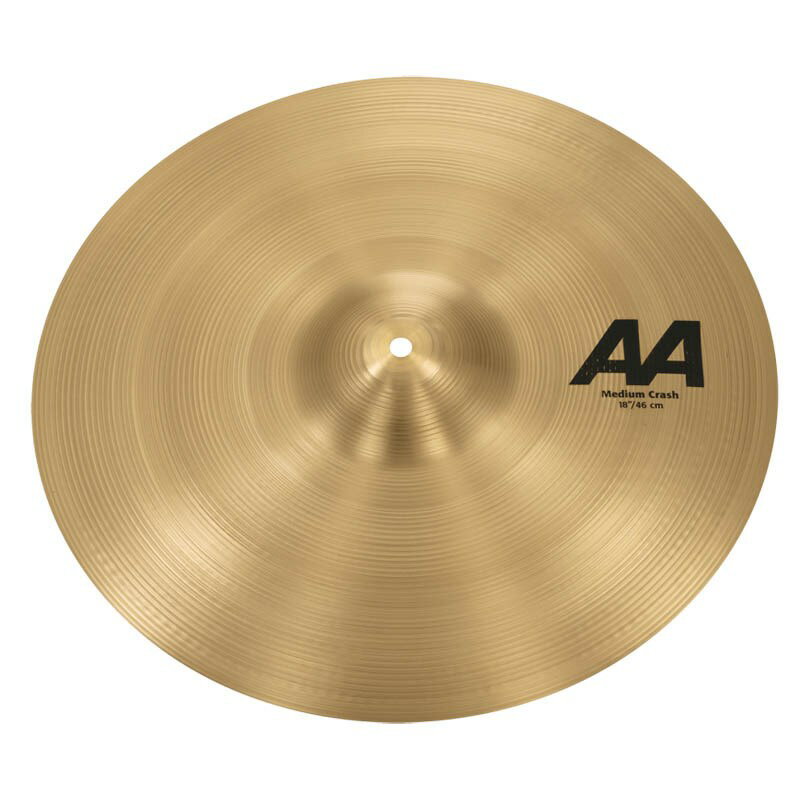 楽器種別：新品SABIAN/AA 商品一覧＞＞SABIAN/新品 商品一覧＞＞ドラム【25，000円〜55，000円】 商品一覧＞＞シンバル/クラッシュ/SABIAN 商品一覧＞＞安心してお買い物頂けるよう、スネアもシンバルも丁寧梱包でお届けします！SABIAN AA Medium Crash 18 [AA-18MC]商品説明AA 〜Vintage × Bright〜ブライトでラウド。キメ細かなマシンハンマリングとカーブのきついアーチタイプの形状によって明るい音色でパワフルな鳴りを発揮。あらゆるシチュエーションで存在感のある安定したサウンドを発揮。＜Medium Crash＞ハイピッチで厚みのある音色。アタック、パワー、サスティーンをバランスよく発揮。サイズ：18ウェイト：Mediumフィニッシュ：Naturalイケベカテゴリ_ドラム_シンバル_クラッシュ_SABIAN_AA_新品 SW_SABIAN_新品 JAN:0622537218088 登録日:2009/09/29 シンバル セイビアン
